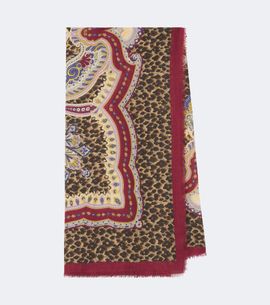 Etro Etro Printed modal and cashmere scarf