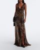 Etro Etro Printed ruffled seersucker gown - 2