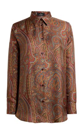 Etro Etro Printed Silk. ButtonDown Shirt