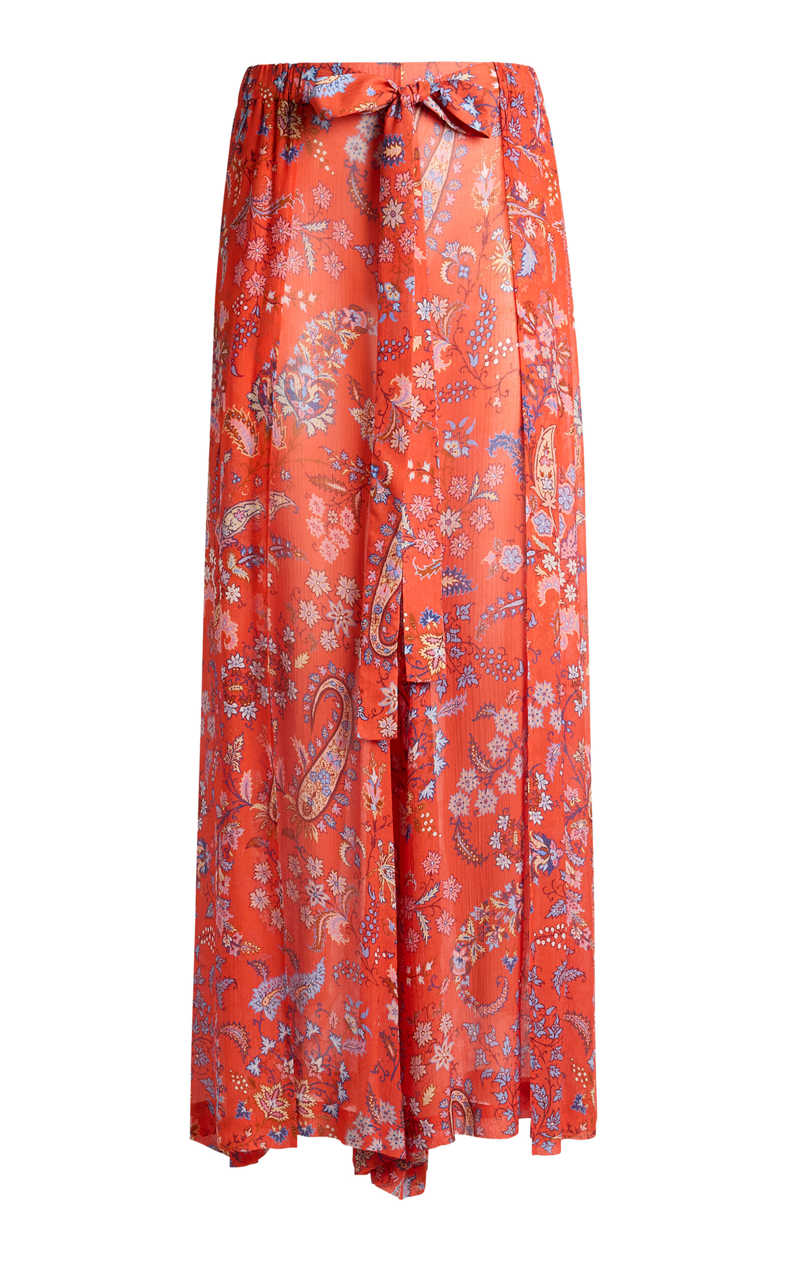 Etro Etro Printed SilkBlend WideLeg Pants