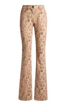 Etro Etro Printed StretchDenim Bootcut Jeans