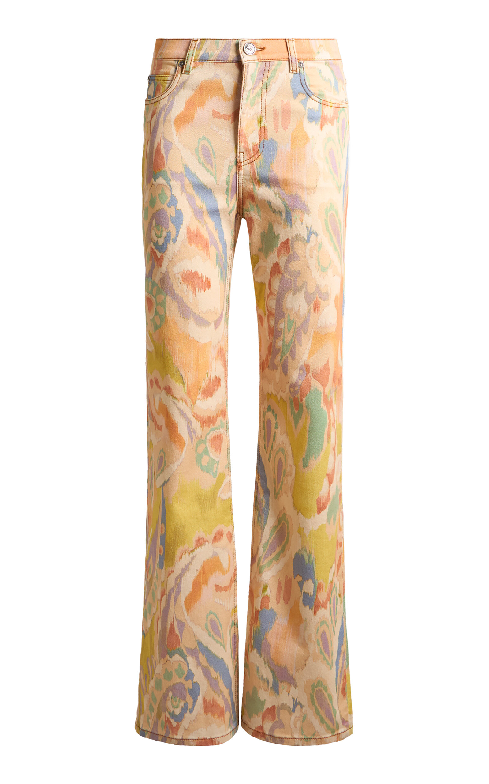 Etro Etro Printed StretchDenim Flared Jeans