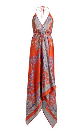 Etro Etro Printed Twill Midi Dress