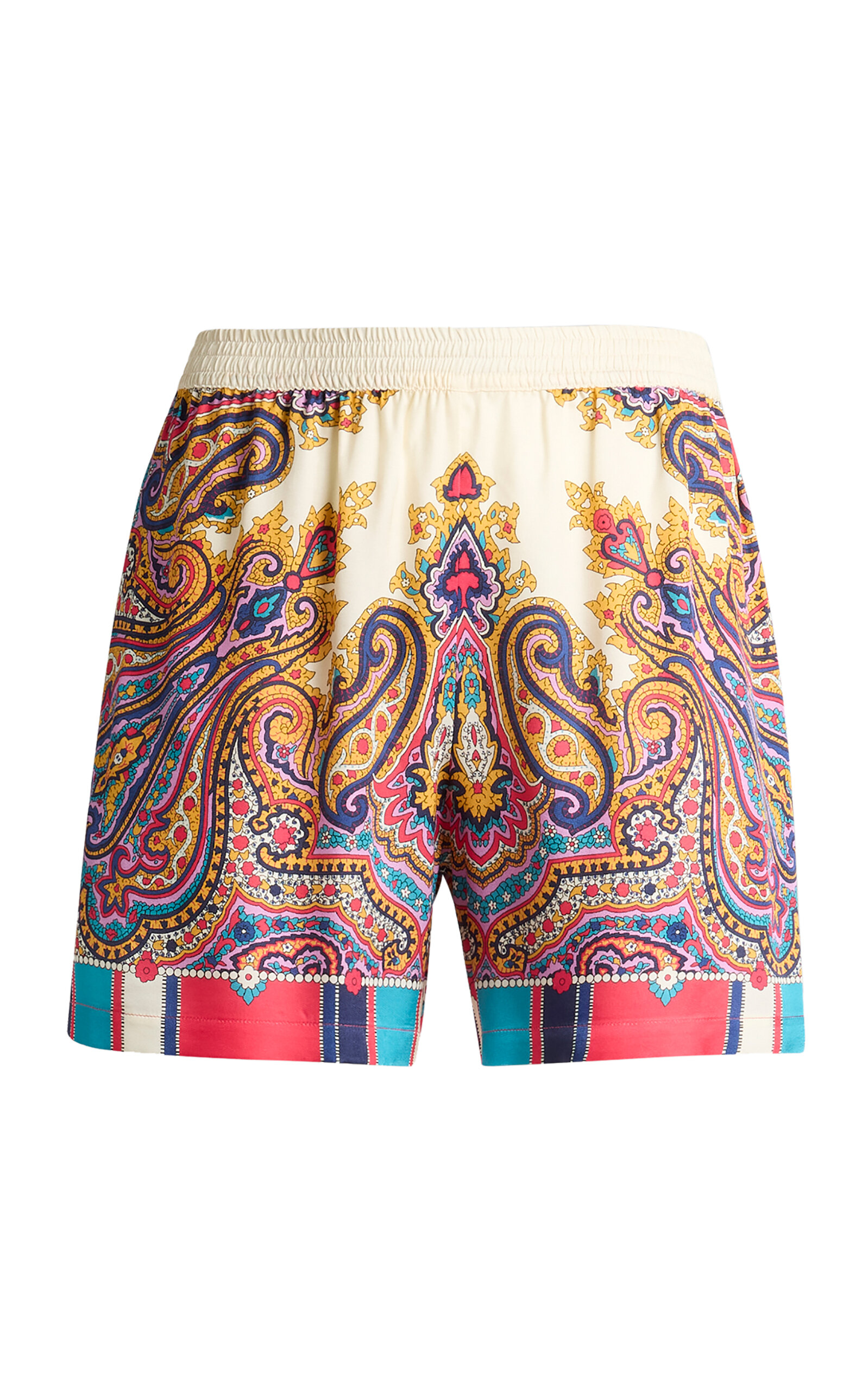 Etro Etro Printed Twill Shorts
