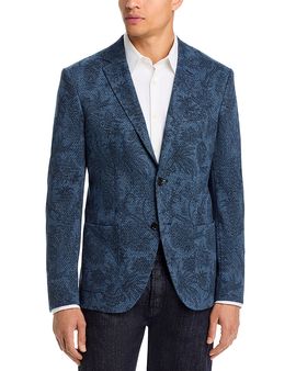 Etro Etro Regular Fit Printed Paisley Cotton Blend Jacket