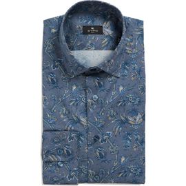 Etro Etro Roma Paisley Stretch Cotton Button-Up Shirt