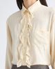 Etro Etro Ruffle Button Down Silk Blend Shirt - 5