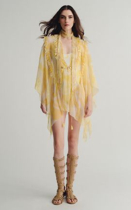 Etro Etro Ruffled Silk Caftan