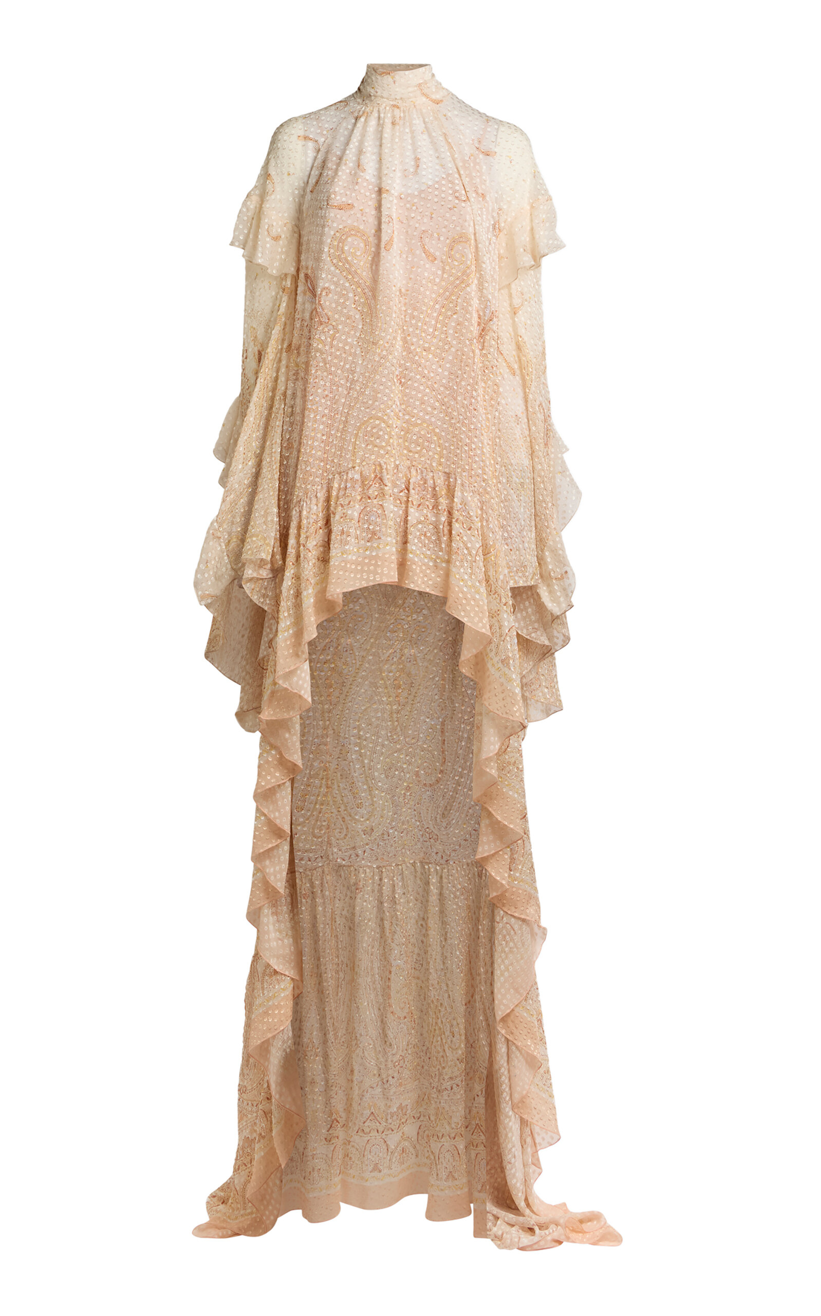 Etro Etro Ruffled SilkBlend Mini Dress