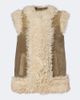 Etro Etro Shearling-lined embroidered vest - 1