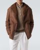 Etro Etro Shearling-trimmed leather jacket - 2