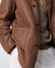 Etro Etro Shearling-trimmed leather jacket - 6