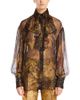 Etro Etro Silk Blend Ruffle Front Shirt - 1