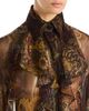 Etro Etro Silk Blend Ruffle Front Shirt - 5