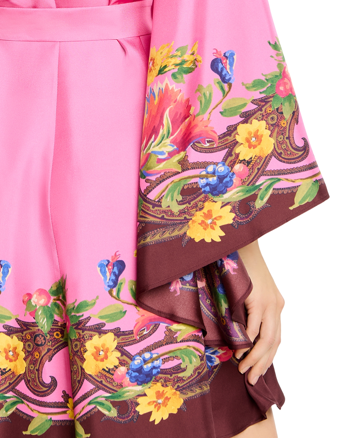etro tiered silk mini dress Etro Silk Graphic Print Tiered Dress