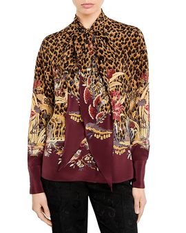 Etro Etro Silk Tie Neck Shirt