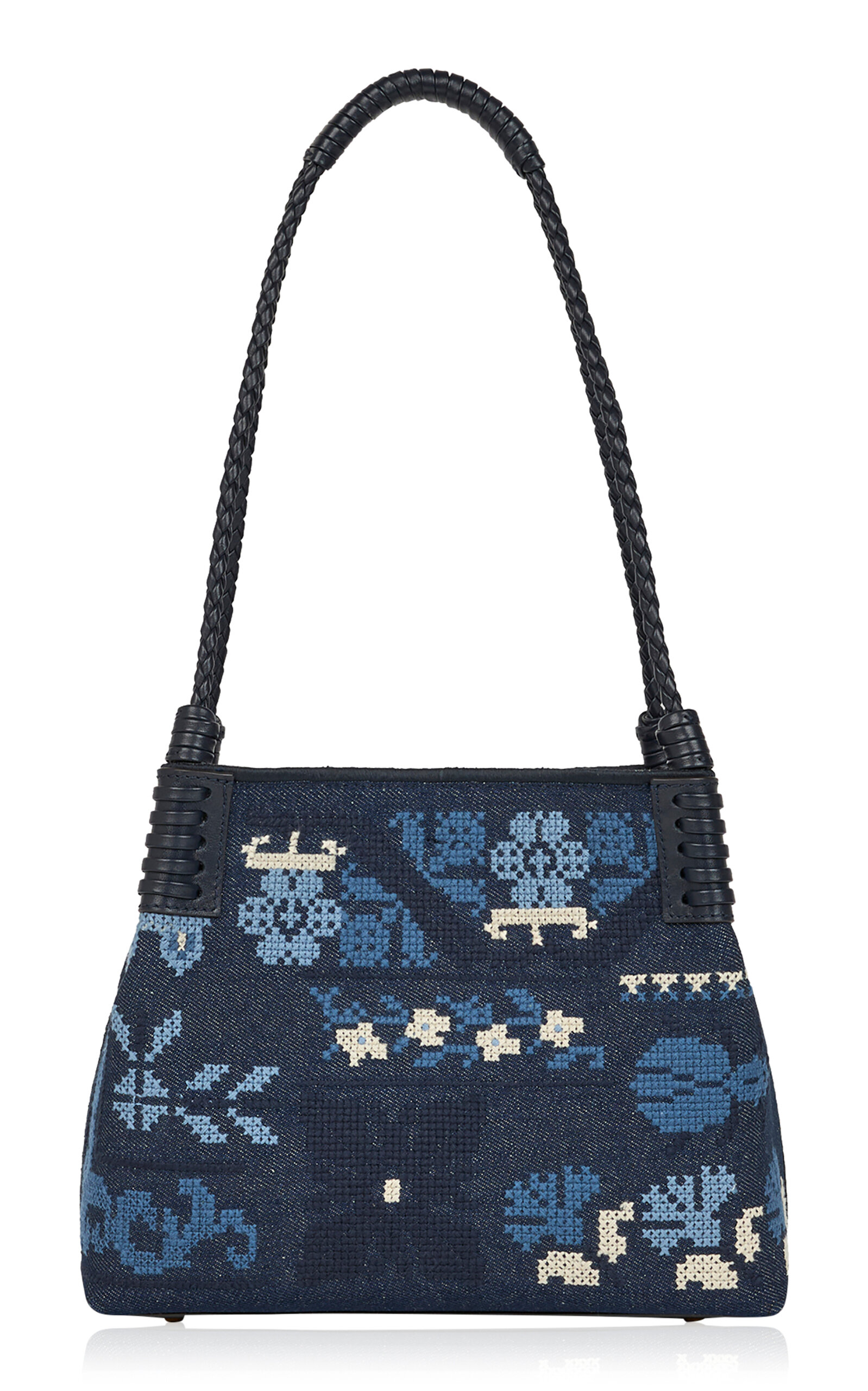 Etro Etro Small Denim Libra Shopping Bag