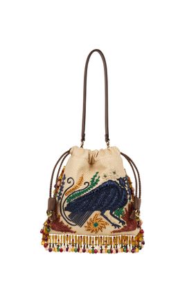 Etro Etro Small Kalispera Raffia Bag