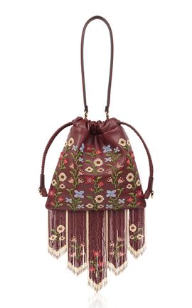 Etro Etro Small Kalispera Shoulder Bag with Leather Embroidery
