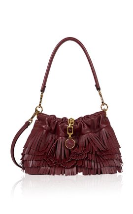 Etro Etro Small Vela Blossom Shoulder Bag with Fringes