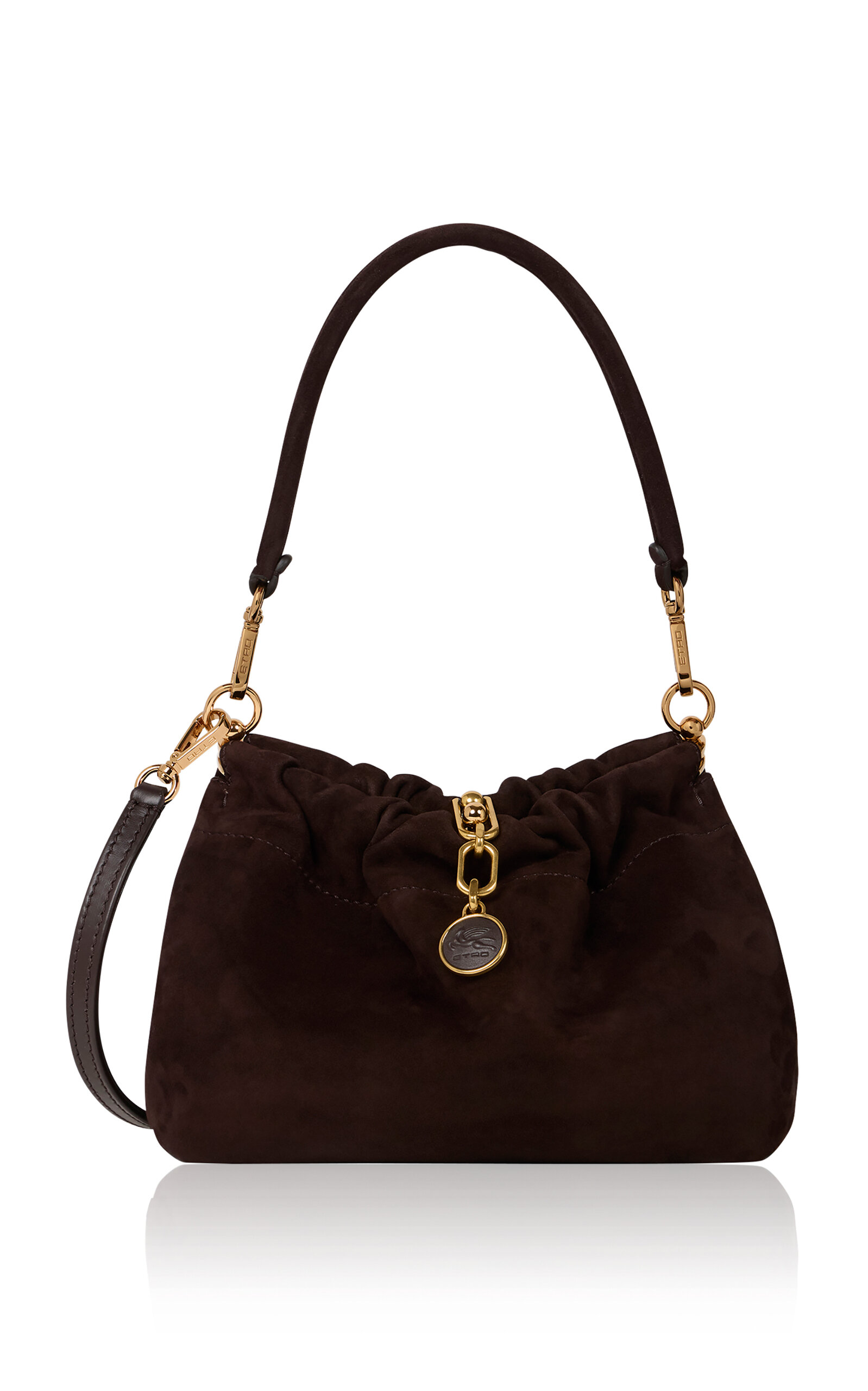 Etro Etro Small Vela Blossom Suede Shoulder Bag