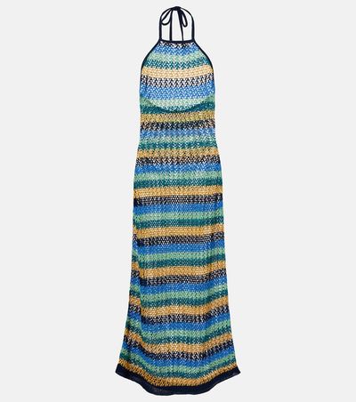 Etro Etro Striped cotton-blend maxi dress