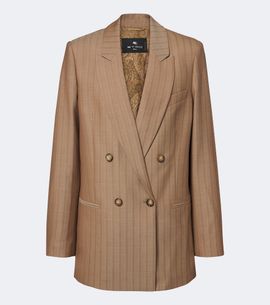 Etro Etro Striped double-breasted wool blazer