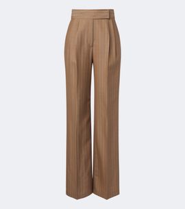 Etro Etro Striped wool wide-leg pants
