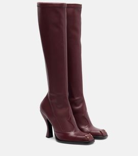 Etro Etro Studded leather knee-high boots