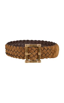 Etro Etro Suede And Vacchetta Reversible Belt