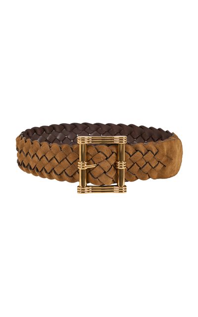 Etro Etro Suede And Vacchetta Reversible Belt