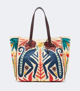 Etro Etro Tabby Large printed tote bag