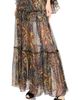 Etro Etro Tiered Metallic Maxi Skirt - 5