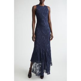 Etro Etro Tonal Paisley Burnout Jersey Maxi Dress