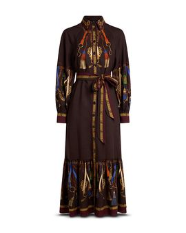 Etro Etro Wool & Silk Shirt Dress