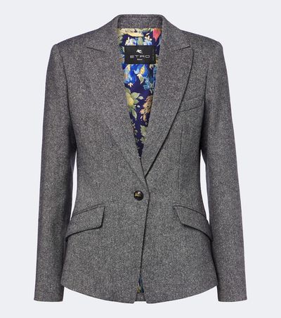 Etro Etro Wool and silk-blend blazer