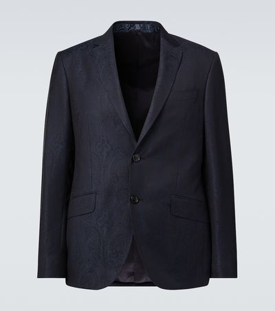 Etro Etro Wool jacquard blazer