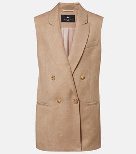 Etro Etro Wool jacquard vest