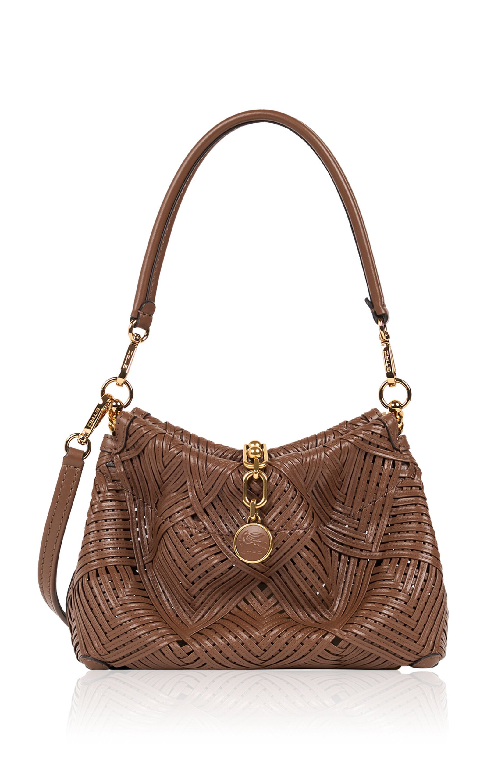 Etro Etro Woven Nappa Vela Shoulder Bag