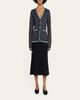 Etro Floral Knit V-Neck Cardigan - 2