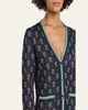 Etro Floral Knit V-Neck Cardigan - 5