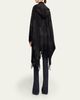 Etro Hooded Paisley Jacquard Wool Cape - 3