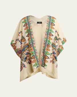 Etro Paisley-Print Beach Coverup