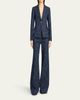 Etro Paisley-Print Denim Blazer - 5