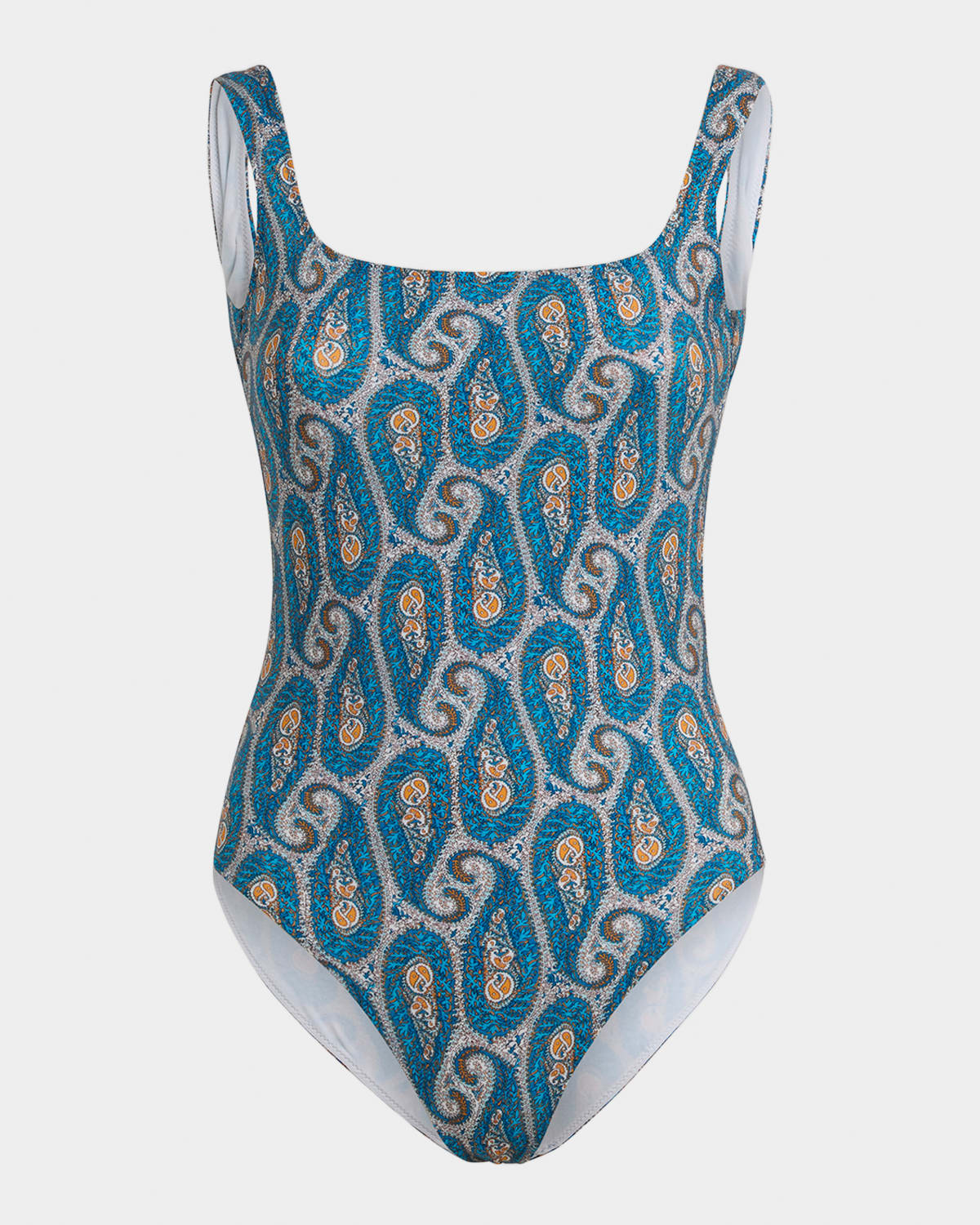Etro Paisley Backless One-Piece Swimsuit