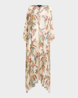 Etro Paisley Kaftan Coverup