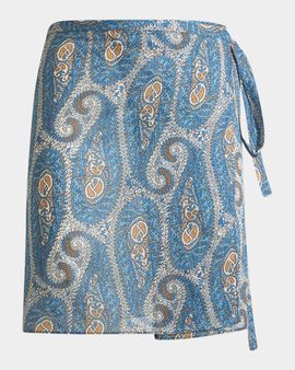 Etro Paisley Wrap Mini Skirt