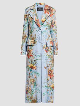 Etro Women's Botanical Structured Duster Coat