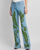 Etro Women's Embroidered Straight-Leg Jeans - 4