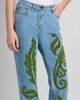 Etro Women's Embroidered Straight-Leg Jeans - 5